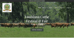 Desktop Screenshot of louisianacattlefestival.org